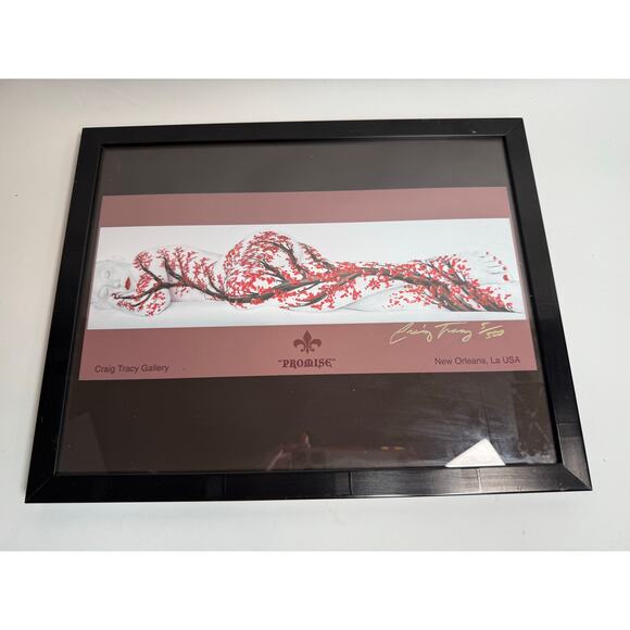 Craig Tracy Signed/Numbered/Framed “Promise” 15” x 12” - Picture 4 of 6